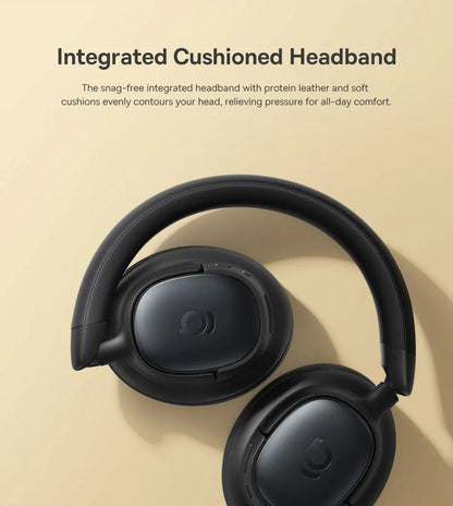 Baseus Bowie MH1 Bluetooth Headphones 48dB Noise Cancellation Hi-res LDAC Over Ear Headset Audio Wireless Earphone Earbuds