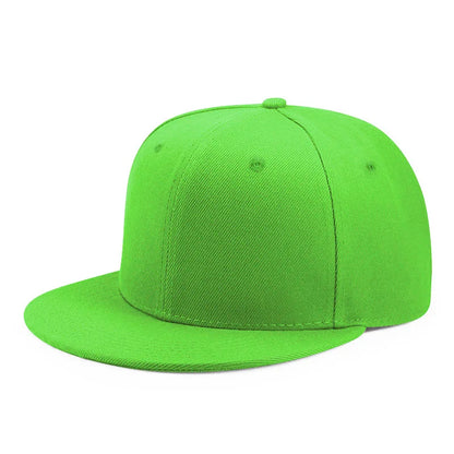 Casquette ajustée entièrement fermée, taille New York Plus Large, style « trucker » pour homme, visière plate, style hip-hop, unie, à fermeture à pression, sans logo, visière plate, bord large, style Era