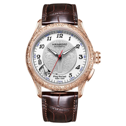 HANBORO hourly clock series men's fully automatic mechanical watch 5379