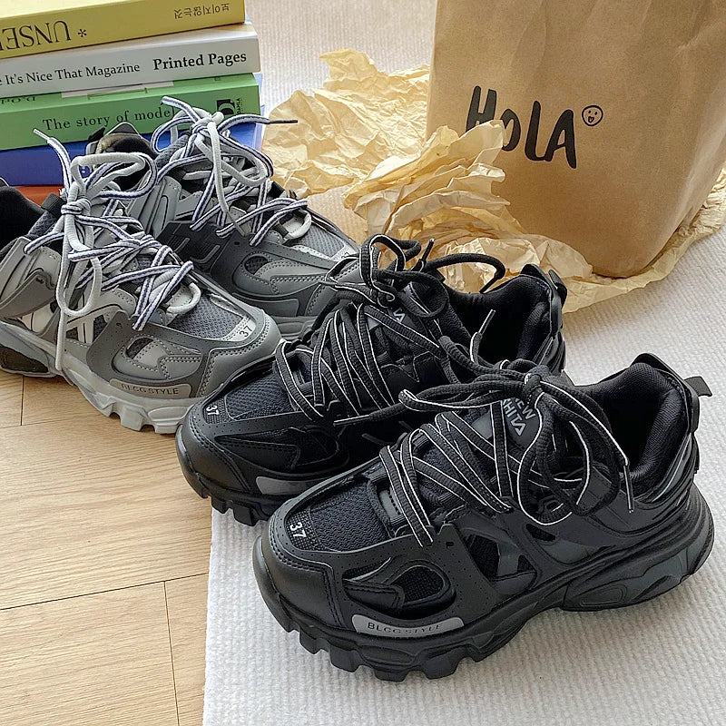 Brand Design Sneakers for Men, Fashion New Men's Chunky Sneakers, Male and Female Dad Shoes, Trendy Girls' and Boys' Casual Sports Shoes
