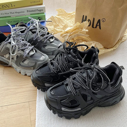 Brand Design Sneakers for Men, Fashion New Men's Chunky Sneakers, Male and Female Dad Shoes, Trendy Girls' and Boys' Casual Sports Shoes