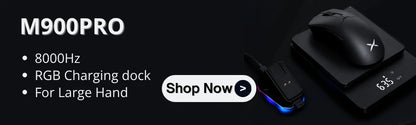Delux M800mini Wireless Gaming Mouse, 46g Lightweight,PAW3395/PAW3311,1KHz Polling Rate for Small to Medium Hand PC Gamer