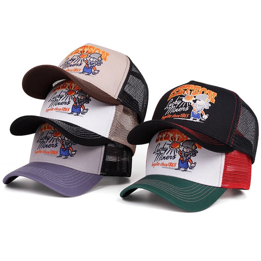 2025 Creative New Truck Hat STETSON Nuggets Net Hat Outdoor Sports Skateboard Hat Daily Leisure Wear Sunshade Hat Baseball Hat