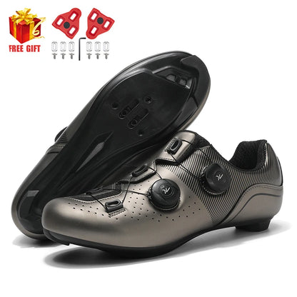 2025 new arrival professional cycling shoes, racing road bike SPD cleat shoes, ultralight self-locking MTB bicycle sneakers unisex