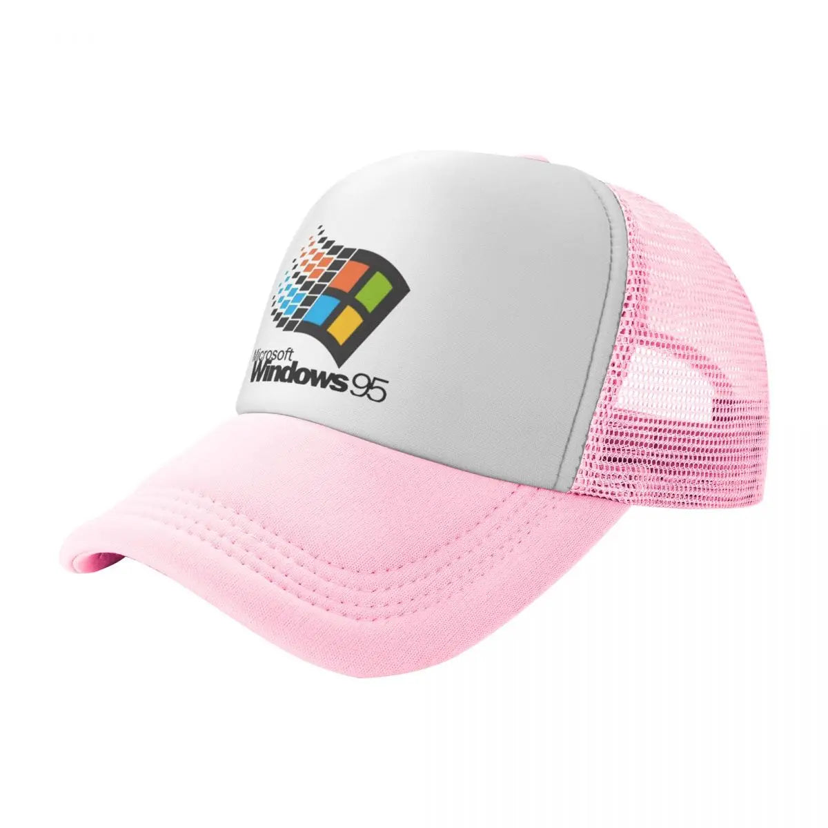 Windows 95 Geeks Nerd Mesh Baseballové čepice Unisex Módní sluneční čepice Nastavitelné čepice typu snapback Rybářské čepice Velkoobchod Nové čepice typu trucker