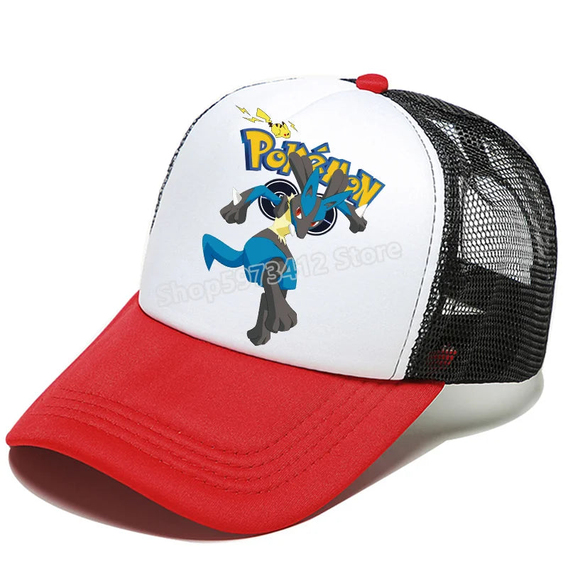 Pokémonová baseballová čepice Pikachu Charizard Gengar kreslená postavička čepice s kšiltem pro děti i dospělé letní outdoorová sportovní čepice pro chlapce ležérní módní čepice dárek