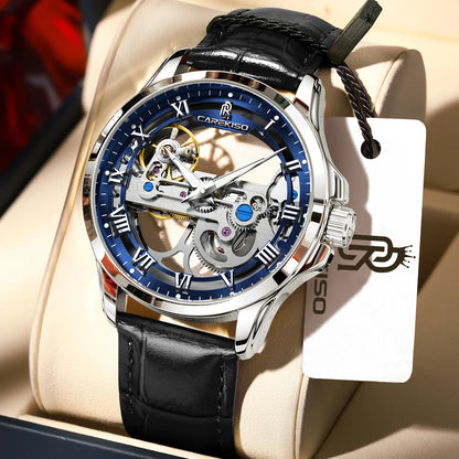 Montre mécanique automatique pour homme en acier inoxydable Case Shape: Round Case