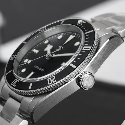 Watchdives WD7922 BB54 Watch VH31 Sweep Second Movement Sapphire Crystal 20bar Waterproof C3 Luminous 37mm Vintage Watches