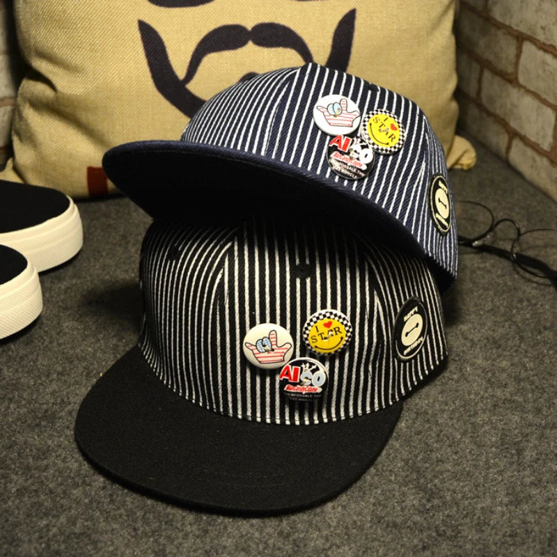 Cappellino da baseball per bambini: versione coreana alla moda per bambine, abbinabile a tutto, cappellini parasole; cappellini da strada per ragazzi, alla moda e hip-hop