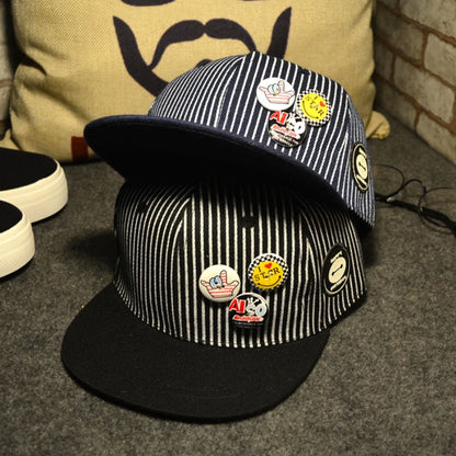 Cappellino da baseball per bambini: versione coreana alla moda per bambine, abbinabile a tutto, cappellini parasole; cappellini da strada per ragazzi, alla moda e hip-hop