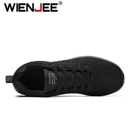 Gebreide hardloop- en wandelschoenen voor heren en dames, casual sneakers, ademende sportschoenen voor hardlopen, fitness en outdoor, lichtgewicht, maat 38-47