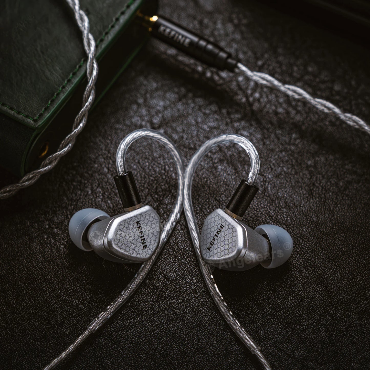 Angelears Kefine Klean SV 10mm DLC Diaphragm Dynamic Driver IEMs Hi-Fi In-ear Earphone with Nozzles and SPC Cable