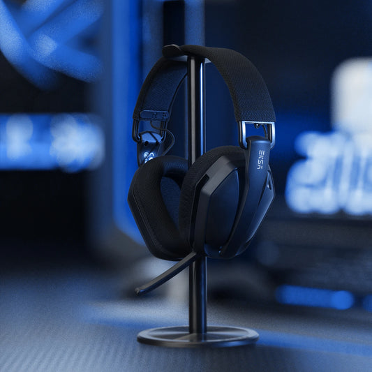 Bezprzewodowy zestaw słuchawkowy do gier EKSA G19BT z trzema trybami pracy – słuchawki do gier z mikrofonem, obsługujące Bluetooth 5.4 i pasmo 2,4 GHz o niskim opóźnieniu, przeznaczone do komputerów PC, PS5 i Xbox
