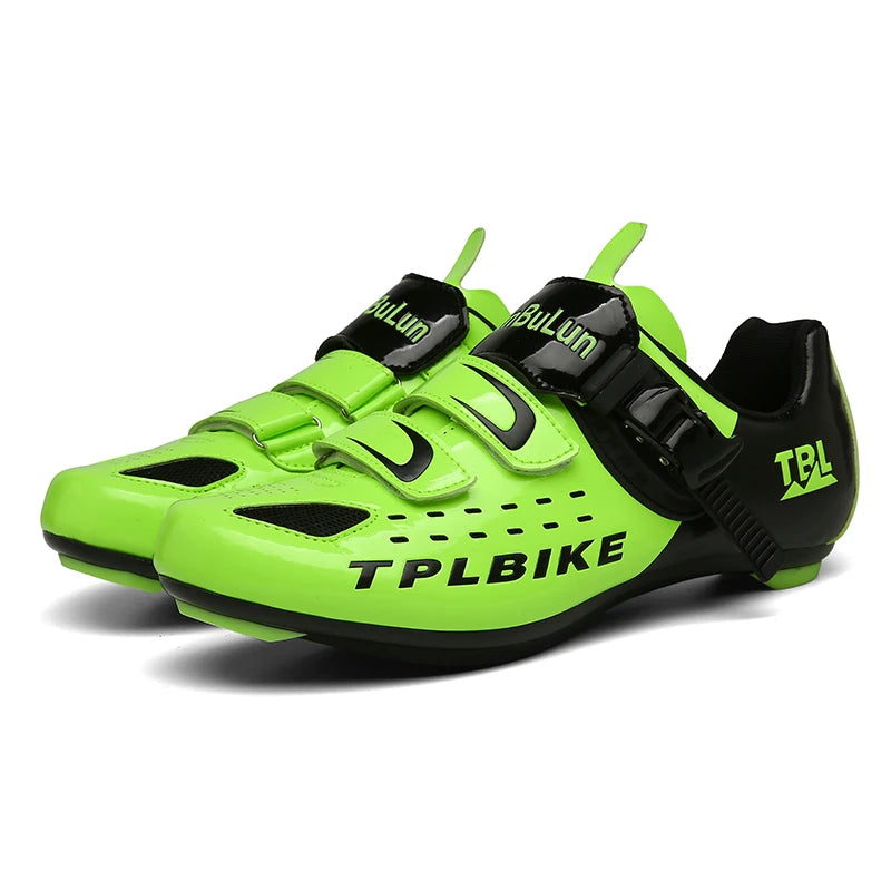 New Men's and Women's Bicycle Shoes,Outdoor Cycling Shoes,Three Functional Soles,Professional Training Shoes