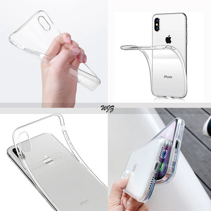 Cartoon B-Battle-R-Royales-F-FortniteS for iPhone 17 16 15 14 13 12 11 Pro Max Plus Transparent Soft TPU Phone Cover
