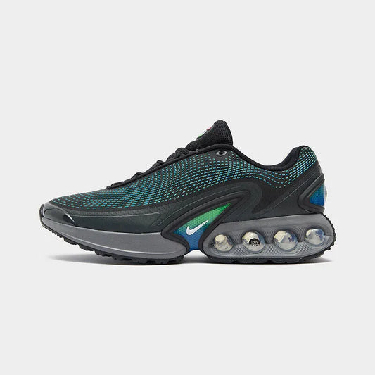 Nike Rear-Cushioning Air Cushioning Support Wear-Resistant Fitness Training Men's Running Shoes New Unique Textured Commuter Sports Running Shoes Air Max Dn Peacock Green Trendy Versatile Travel Casual Sports Shoes Niche Desi