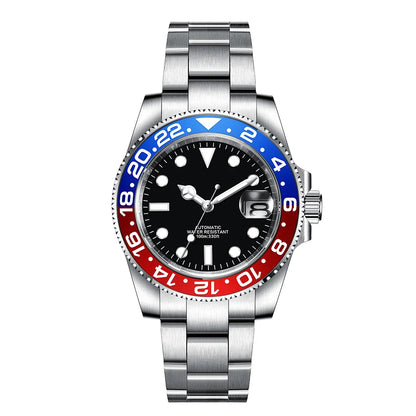 Customized Logo Men's Mechanical Automatic Wristwatch NH35 Movement 40mm Dial 100M Waterproof Sapphire Glass DIY Corgeut