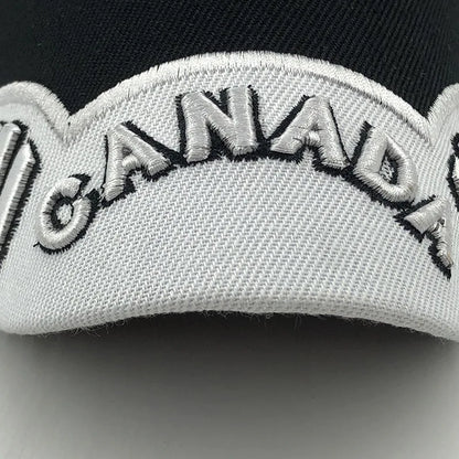 Farver Kontrast Canada Broderet baseballkasket til mænd og kvinder Snapback-kasket Dad Hats Fiskekasket Bone Gorra