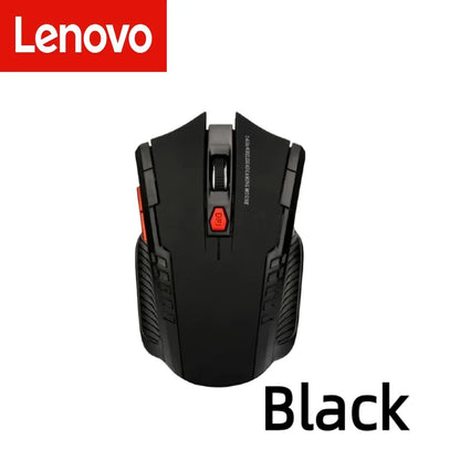 Lenovo 2.4G Wireless Mouse 1600DPI Optical Mouse Gamer for Computer Wireless Mice with USB Receiver for PC Laptop Accessories