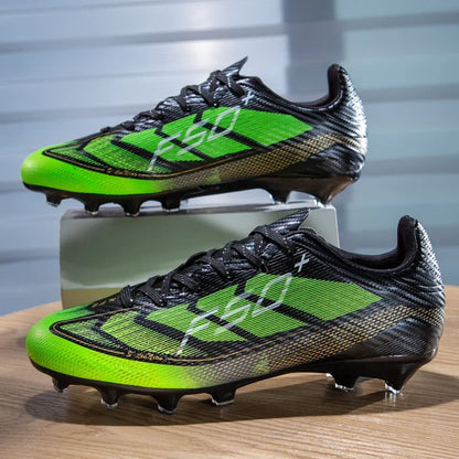 Nouvelles chaussures de football pour hommes, chaussures de soccer pour terrain en herbe, chaussures d'entraînement, chaussures de sport ultralégères, chaussures de match professionnelles, baskets antidérapantes unisexes.