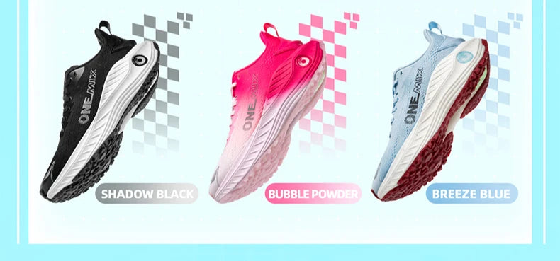 ONEMIX casual hardloopschoenen, ademende zomer-joggingschoenen voor heren, lichte gymschoenen voor dames, outdoor sportschoenen voor heren met demping