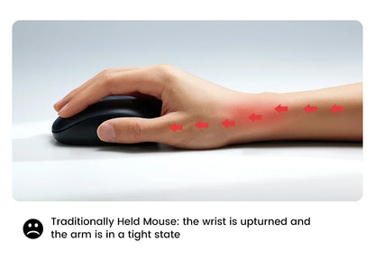 Mouse Wireless Bluetooth5.0 2.4G Ergonomic 4000DPI 6 Mute Buttons for MacBook Tablet Laptops Computer PC Mice