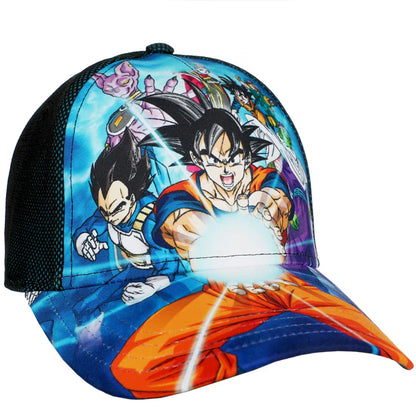 2026 New Summer Dragon Ball Super Youth Men Baseball Snapback Hat Black- Anime Enthusiast Gift