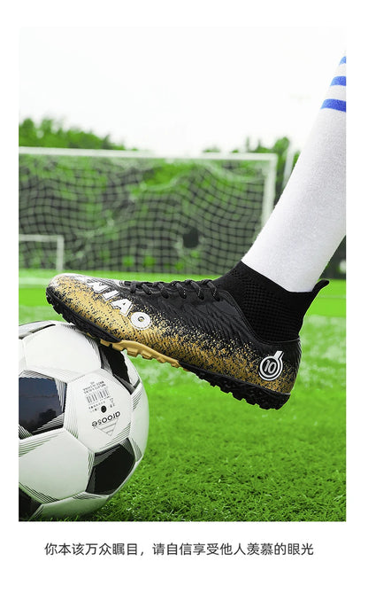 Men's Soccer Shoes Kids Football Boots Women's Professional Soccer Cleats Anti-skid Football Shoes TF/FG Outdoor Football Shoes