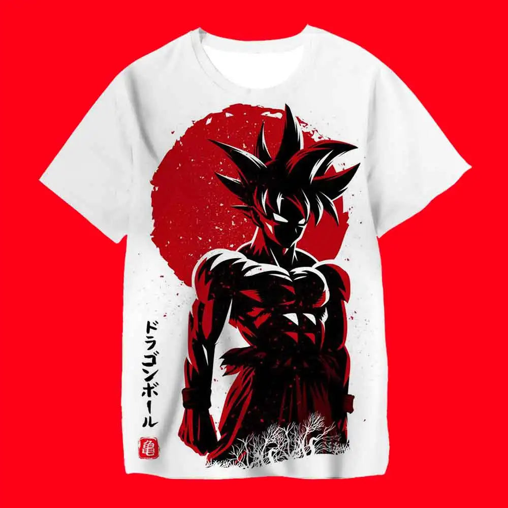 Vyriški marškinėliai Dragon Ball Z, marškinėliai berniukams, vaikiški drabužiai, vasariniai trumpomis rankovėmis, vaikiški animacinių filmų marškinėliai, viršutiniai drabužiai, marškinėliai berniukams