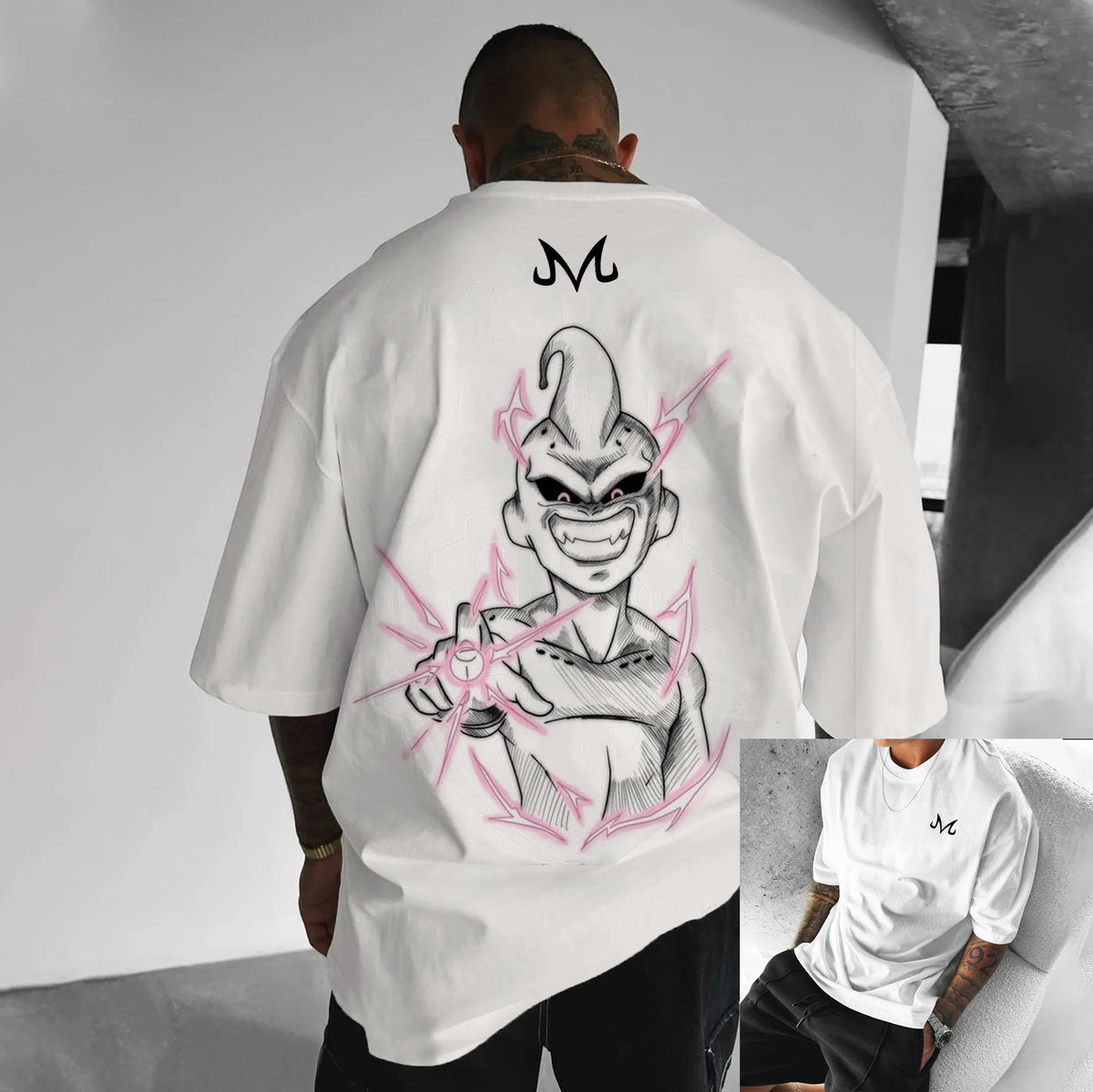 T-shirt en coton à manches courtes imprimé Dragon Ball Z : Son Goku et Vegeta – Vêtements pour hommes et femmes – Style Harajuku, Y2K, vintage, streetwear d'été