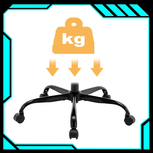 Andyou Ergonomic Gaming Chair - Swivel Reclining Gaming Chair , PU Leather Upholstery, Weight Capacity 150kg