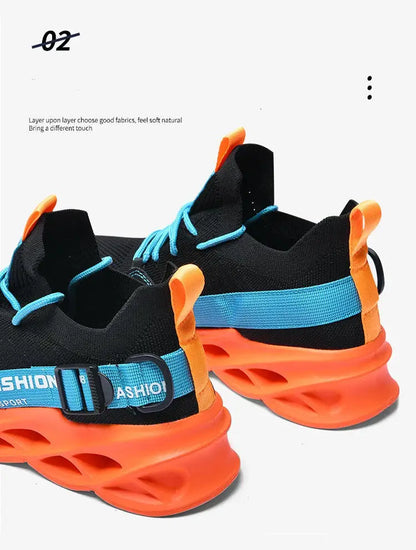 Modieuze paarse casual sneakers in de aanbieding voor dames en heren – Blade hardloopschoenen, grote maat 48, lichte ademende sportschoenen voor heren, mesh sneaker