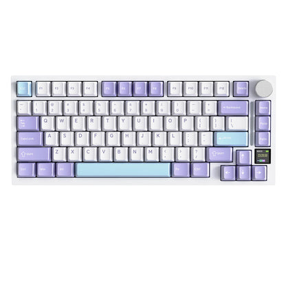 ATTACK SHARK X820 Ultra Wireless Mechanical Keyboard with TFT Smart Display & Knob, 75% Hot Swappable, BT/2.4G/Wired,Gift Switch