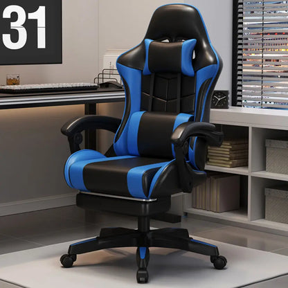 Ergonomická herní židle pro home office, dlouhé hodiny a streamery, nastavitelná, polohovatelná, lehká a odolná
