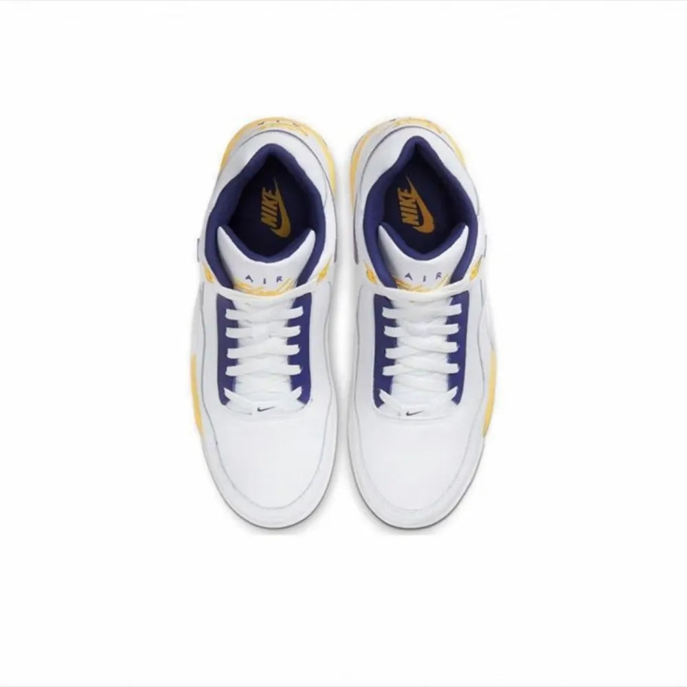 Retro basketbalové boty Nike Flight Legacy Mid-Top s protiskluzovou, odolnou a odpruženou konstrukcí, unisex, BQ4212-102