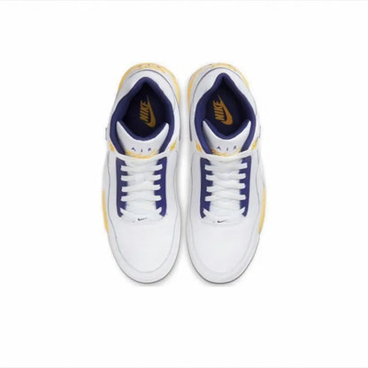 Retro basketbalové boty Nike Flight Legacy Mid-Top s protiskluzovou, odolnou a odpruženou konstrukcí, unisex, BQ4212-102