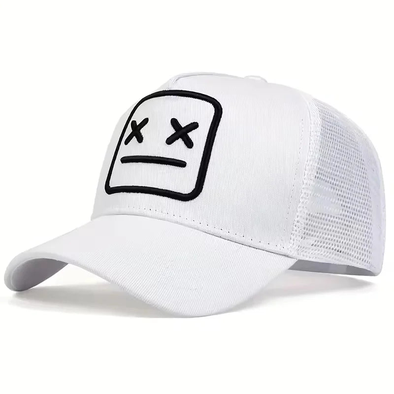 Casquettes de baseball unisexes XX brodées, à filet, ajustables, décontractées, pour le printemps et l’été, avec protection solaire