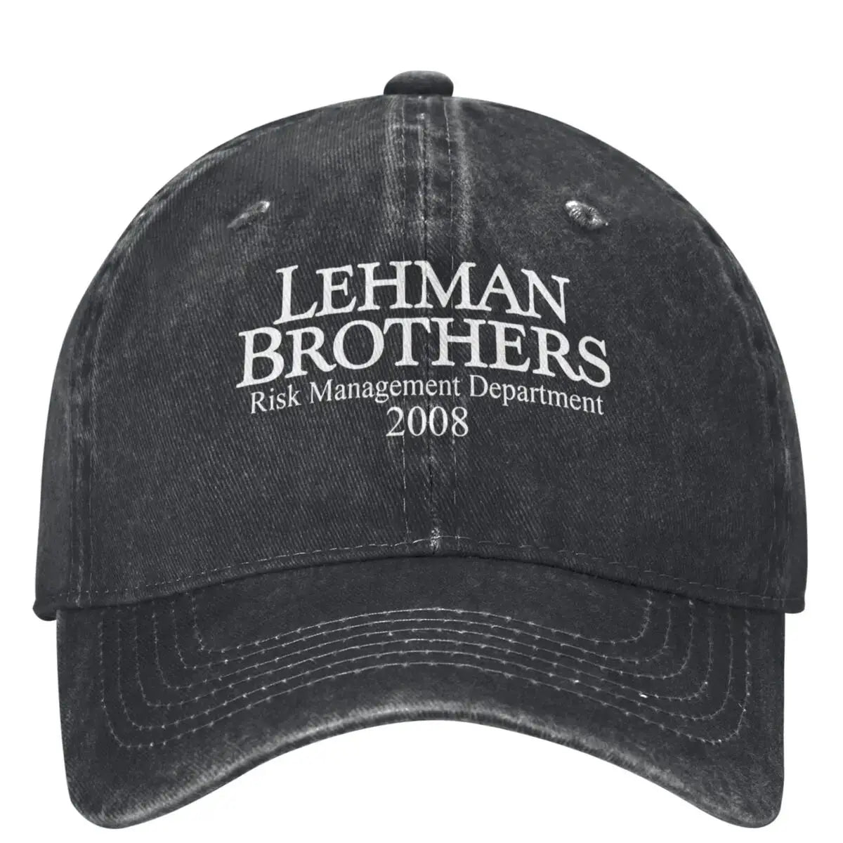 Cappellino da baseball Lehman Brothers Risk Management - Fallimento della banca - Cappellino da camionista - Cappellino da tennis - Cappellino da skate - Cappellino snapback - Cappellini da baseball da donna