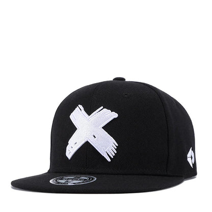 Unisex Simple Letter X Embroidery Hip-hop Hats Spring Autumn Outdoor Adjustable Casual Baseball Caps Sunscreen Hat