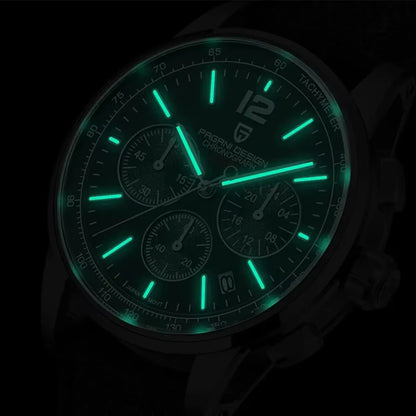 PAGANI DESIGN 2026 New Luxury Fashion Casual Men Quartz Watches VK63 100M Water Resistant Sapphire Glass Stainless Steel Watches