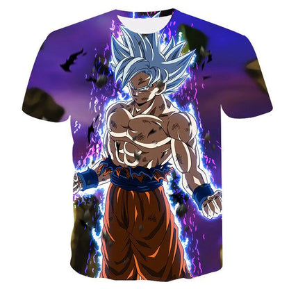Dragon Ball T Shirt Kids Tops Tee Anime Figures Son Goku Super Saiyan T-shirt Boys T-shirts Children Clothes Summer Short Sleeve
