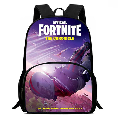Kinderrucksäcke mit angesagtem Game-Design, Umhängetasche und Federmäppchen F-FortniteS, Schulrucksäcke mit großem Fassungsvermögen für Jungen und Mädchen, ideales Geschenk