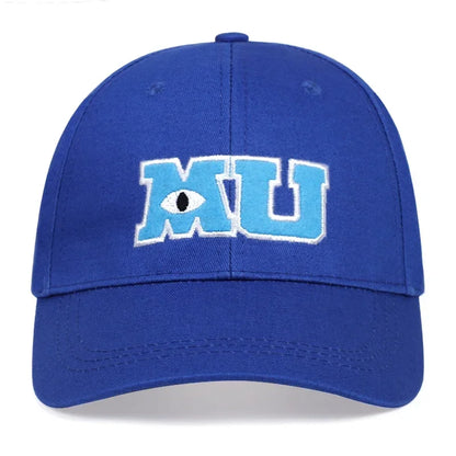 1/3/5/9PCS/Set Monster University Monster Power Company Sullivan Furry Big-eye School Emblem MU Single-eyed Baseball Cap Casual