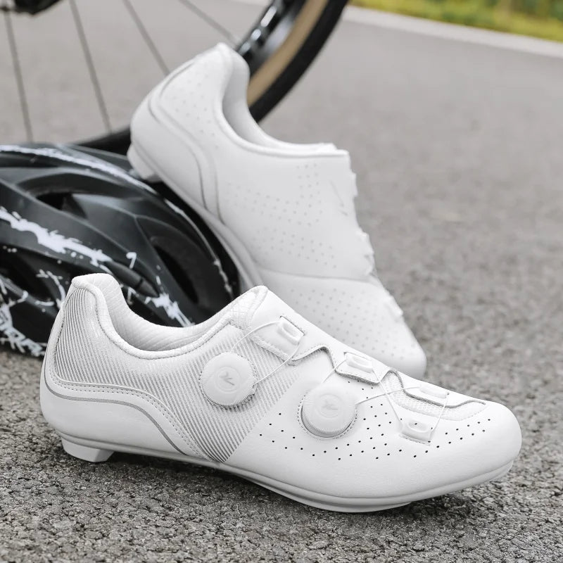 2025 new arrival professional cycling shoes, racing road bike SPD cleat shoes, ultralight self-locking MTB bicycle sneakers unisex