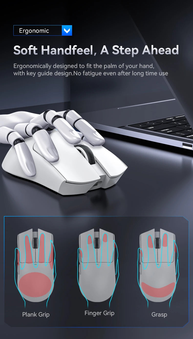 ATTACK SHARK X11 X11 SE Wireless Gaming Mouse 22K DPI PAW3311 63g Lightweight Tri-Mode Bluetooth/2.4G/Wired 20M Clicks RGB