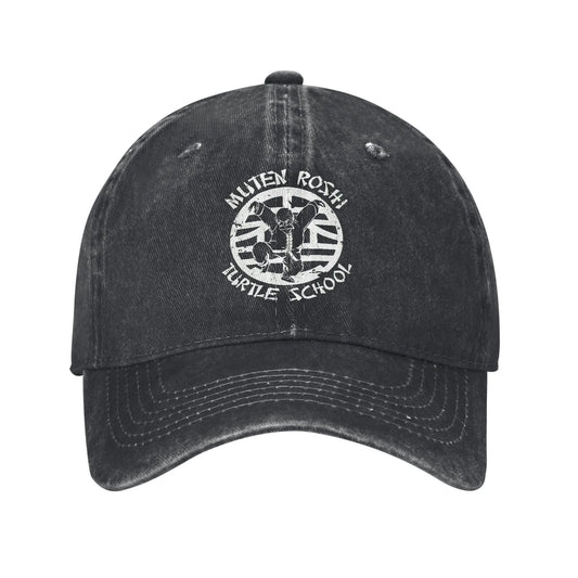 Dragon Ball Master Rosh TURTLE SCHOOL Unisex Baseball Cap  Distressed Washed Caps Hat Fashion Outdoor Unstructured Soft Headwear