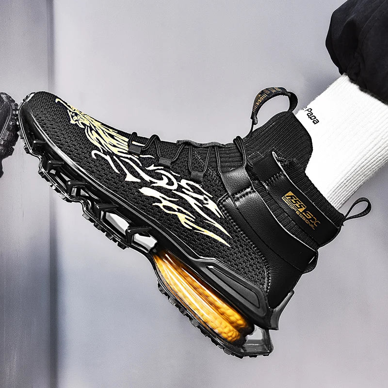 Chaussures de course respirantes pour hommes, baskets décontractées pour hommes, chaussures de tennis pour hommes, entraîneur de course, mocassins à la mode, luxe