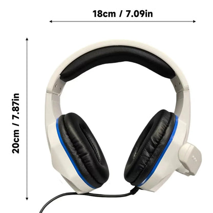 H4 has wired headphones, PS4 gaming headphones, computer headphones, music headphones, online course and conference use, birthda