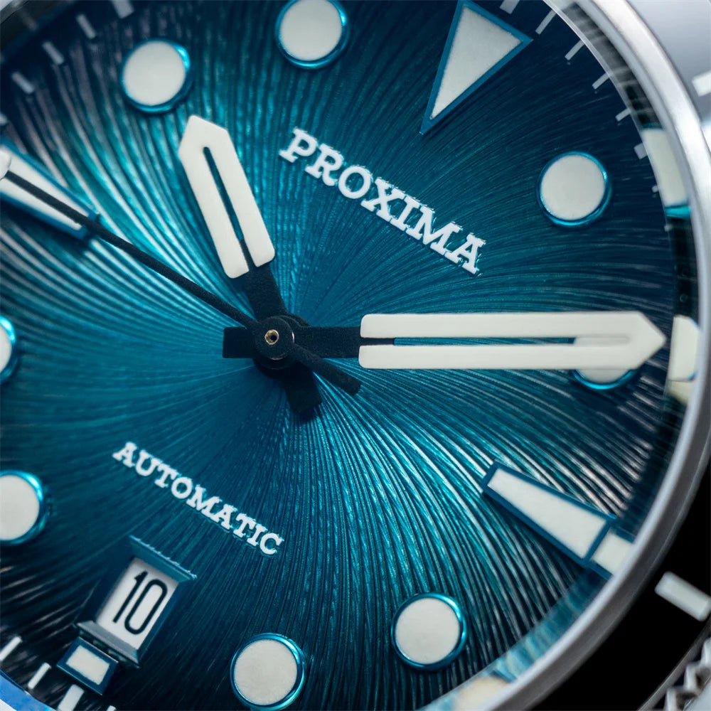 Proxima PX1752 Mechanical Men's Watch 9015 Movement Oil Pressure Business Luxury Men Watches Sapphire Glass 10Bar