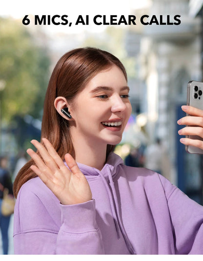 (EU stock) Soundcore P40i by Anker, Wireless Earbuds with ANC, BassUp Technology, 60h Playtime, 2-in-1 Charging Case, IPX5, Bluetooth